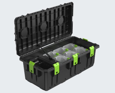 EGO accu laadbox kit (laadbox + CHV1600E lader)