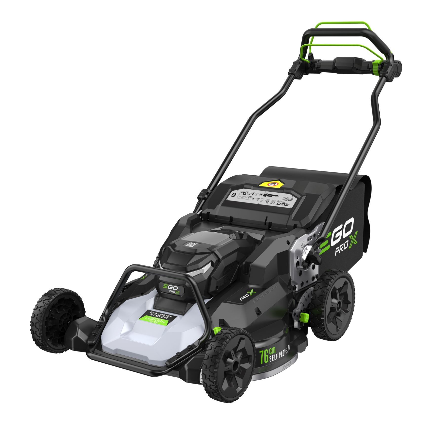 EGO Professionele gazonmaaier LMX7600SP 76 cm, aangedreven supercomposiet dek