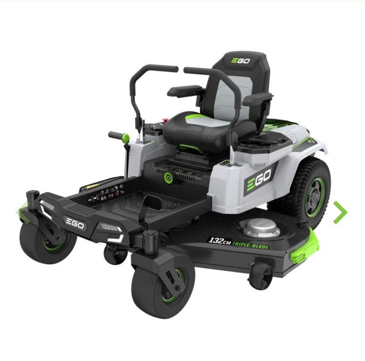 Ego zitmaaier ZT5201E-L Z6 met 4x 10Ah Accu